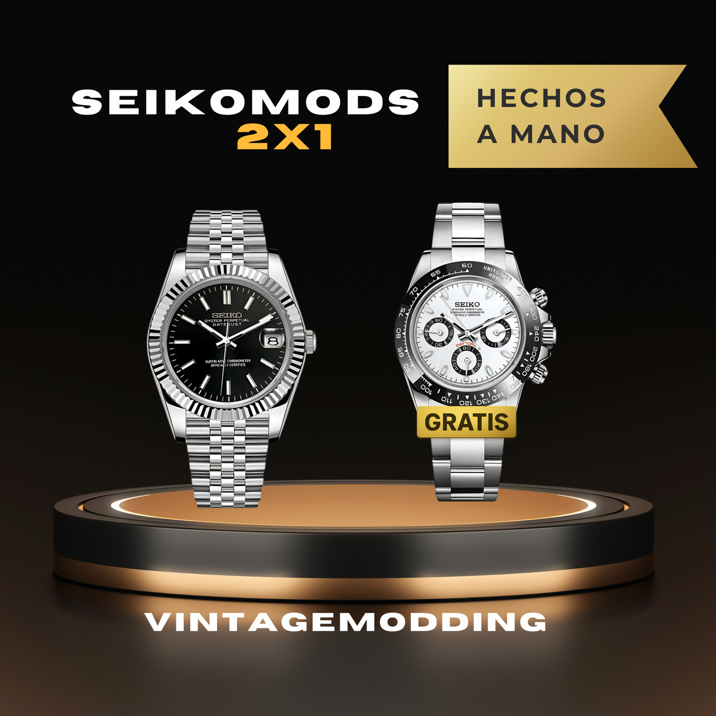 Como Datejust + Daytona