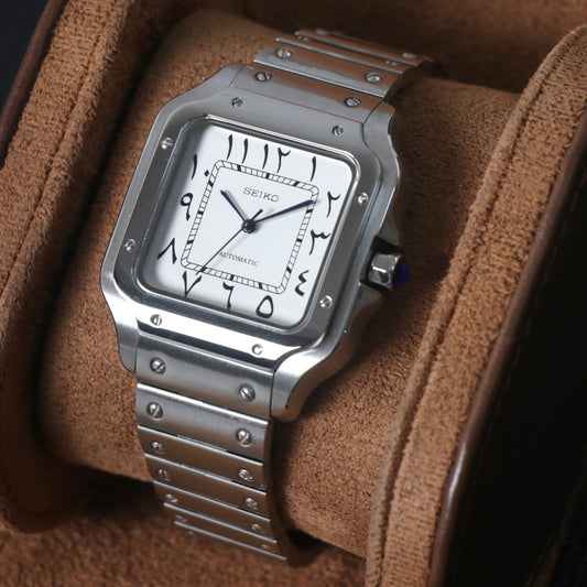 Square Steel Automático – Classic Integrated NH35