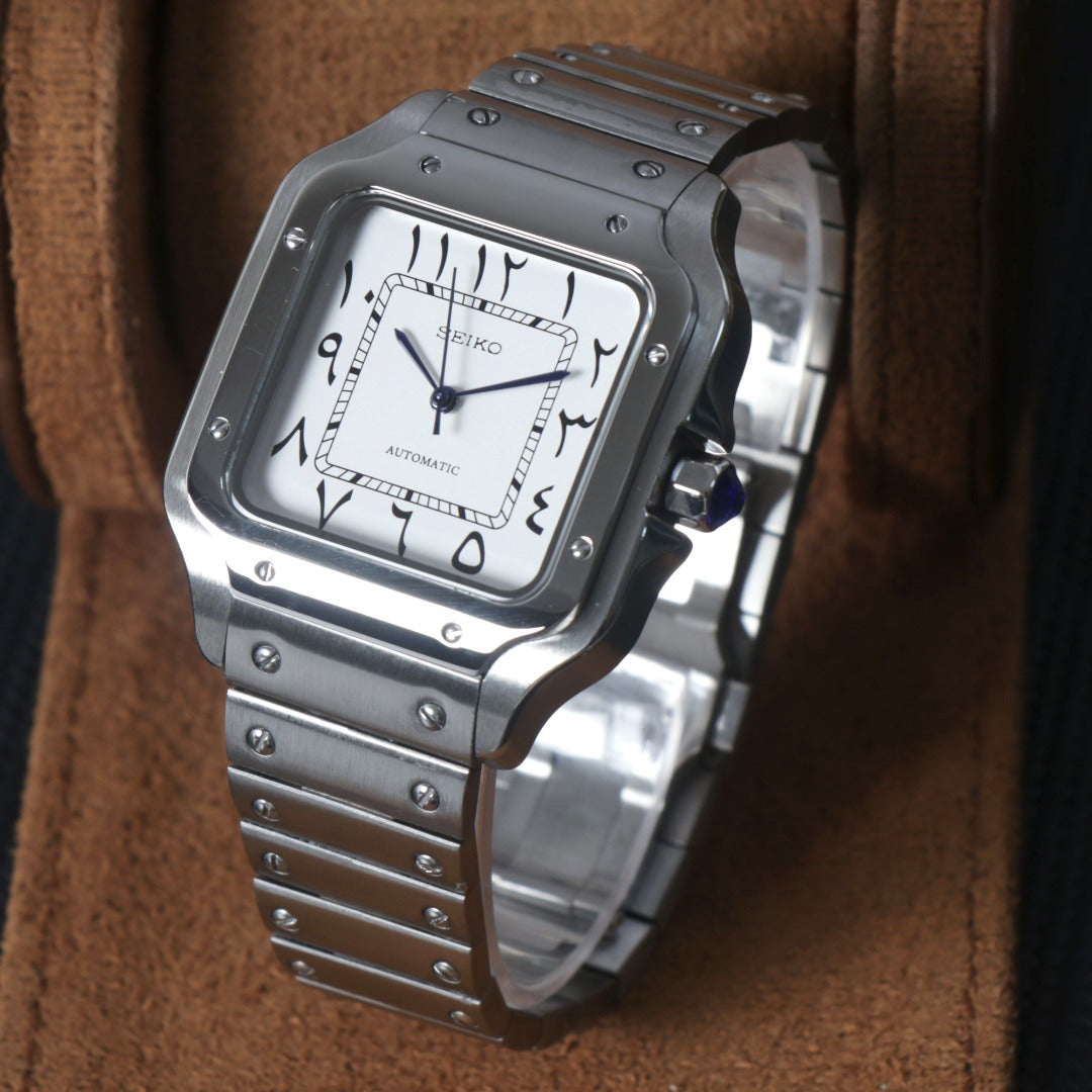 Square Steel Automático – Classic Integrated NH35