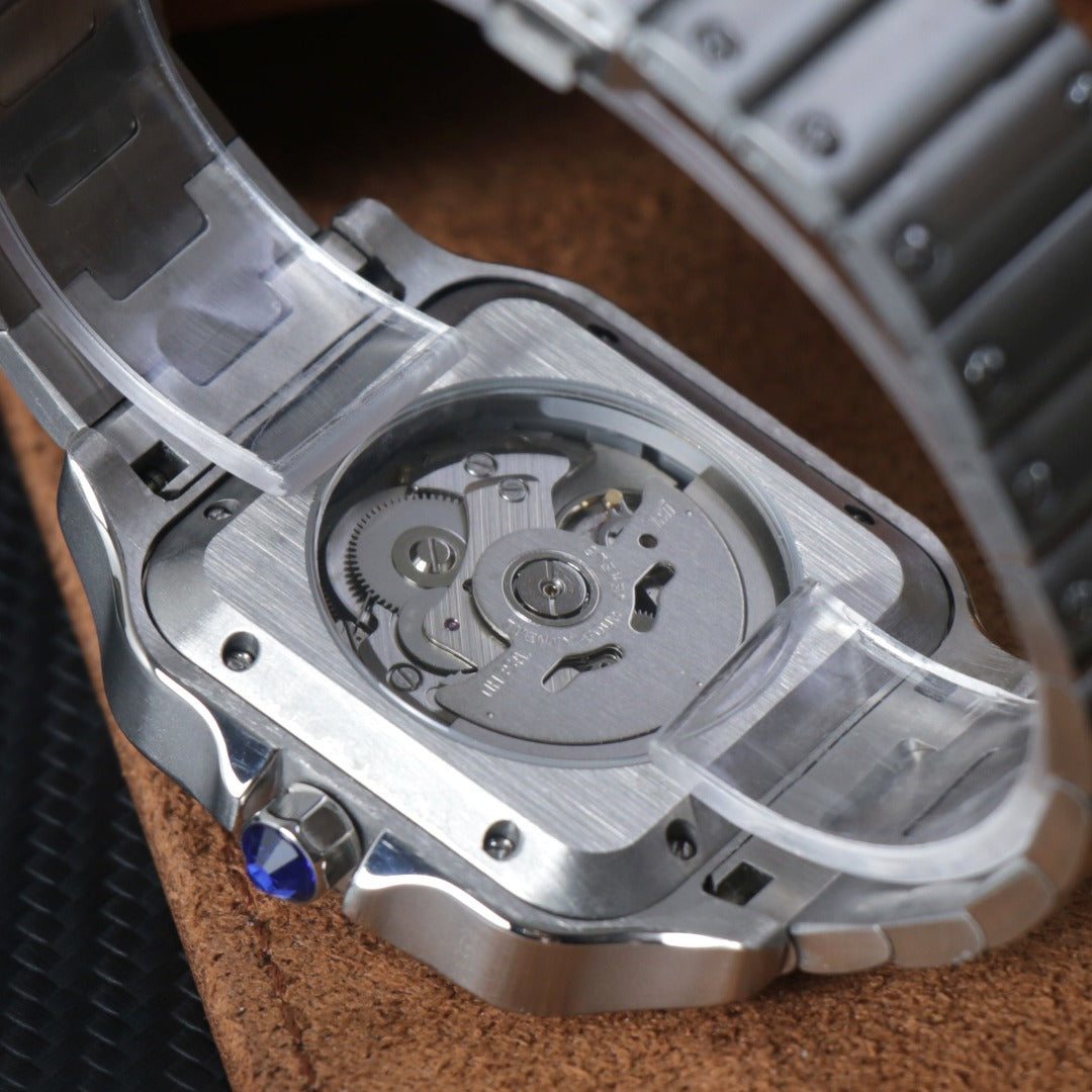 Square Steel Automático – Classic Integrated NH35