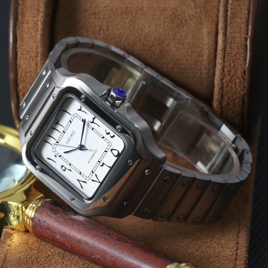 Square Steel Automático – Classic Integrated NH35