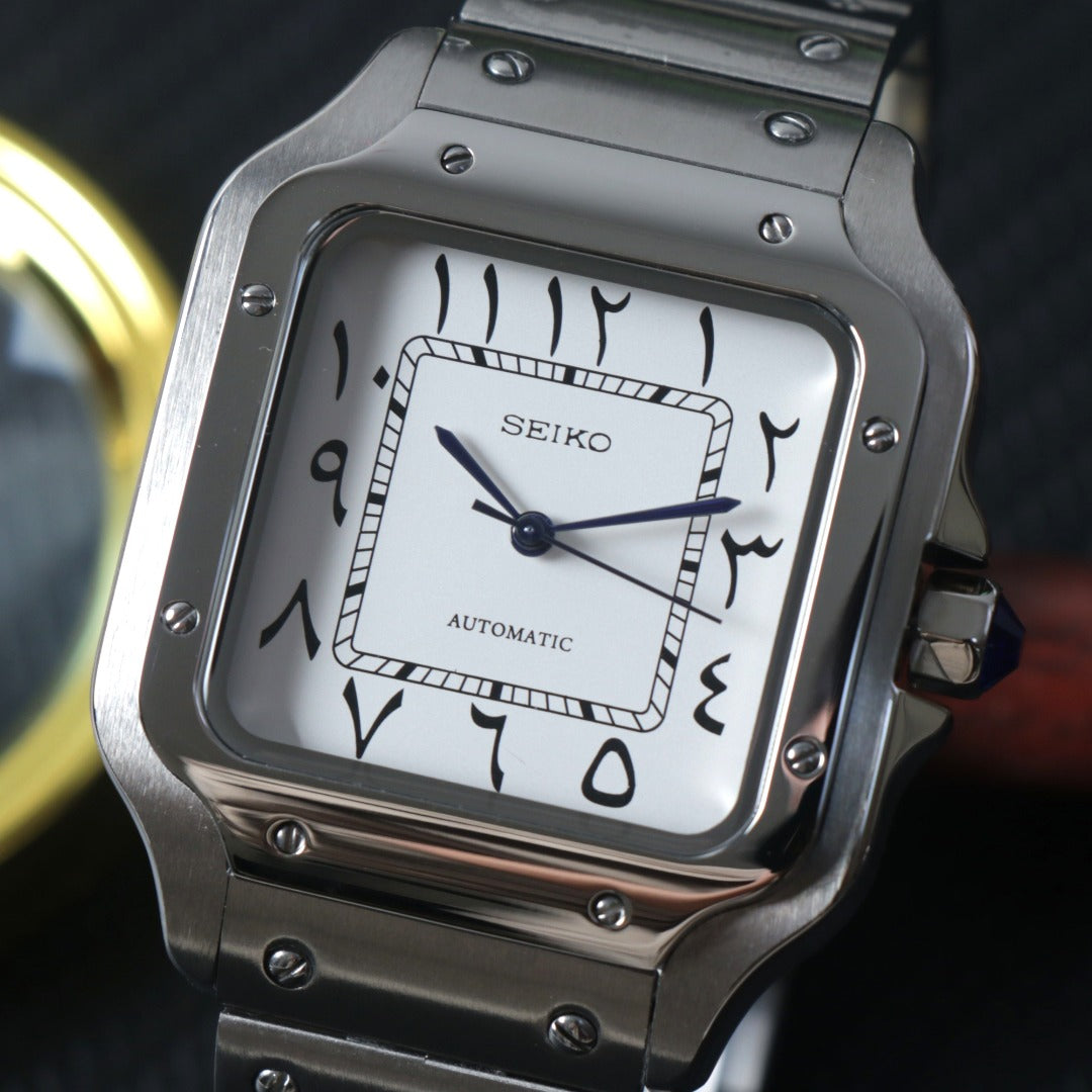 Square Steel Automático – Classic Integrated NH35