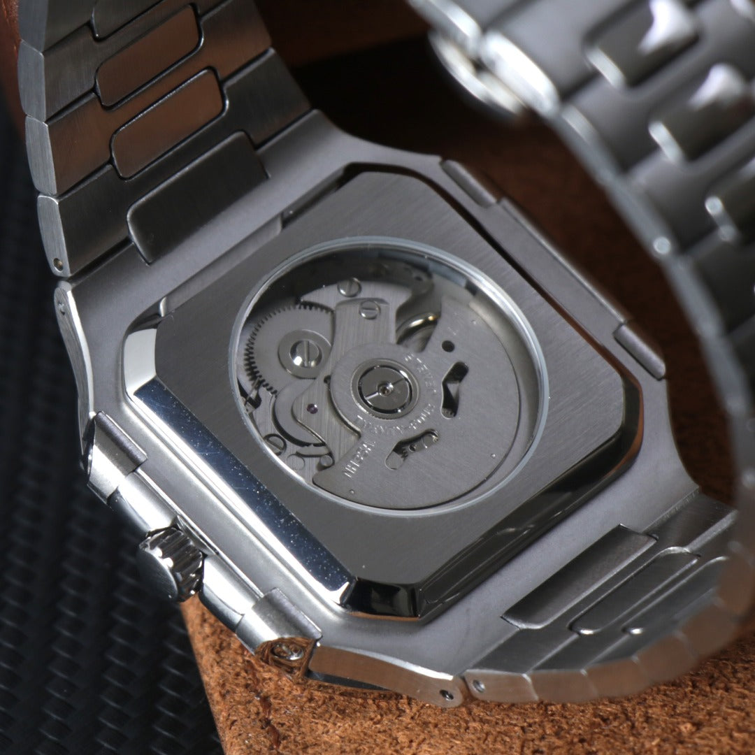 Square Azul Automatic – Classic Steel NH35