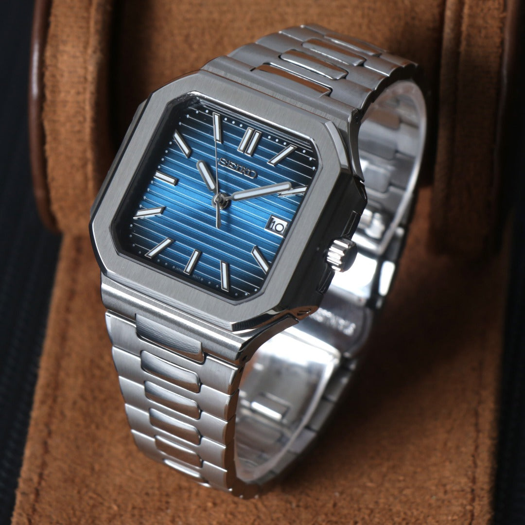 Square Azul Automatic – Classic Steel NH35