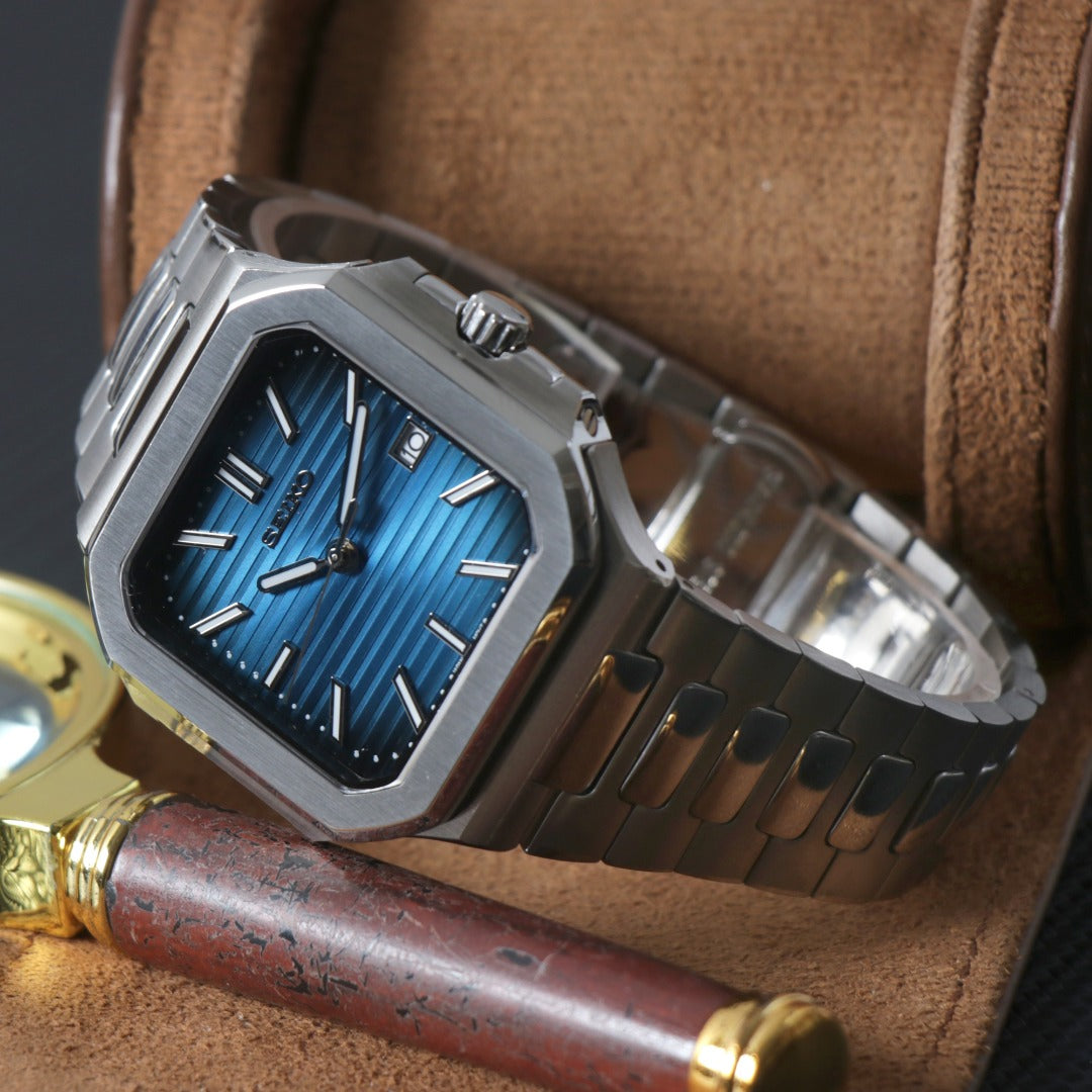 Square Azul Automatic – Classic Steel NH35