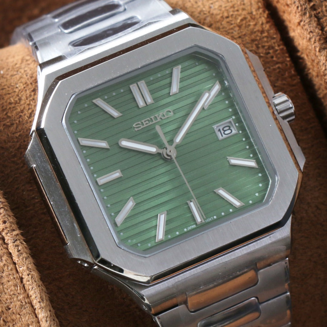 Square Verde Automatic – Classic Steel NH35