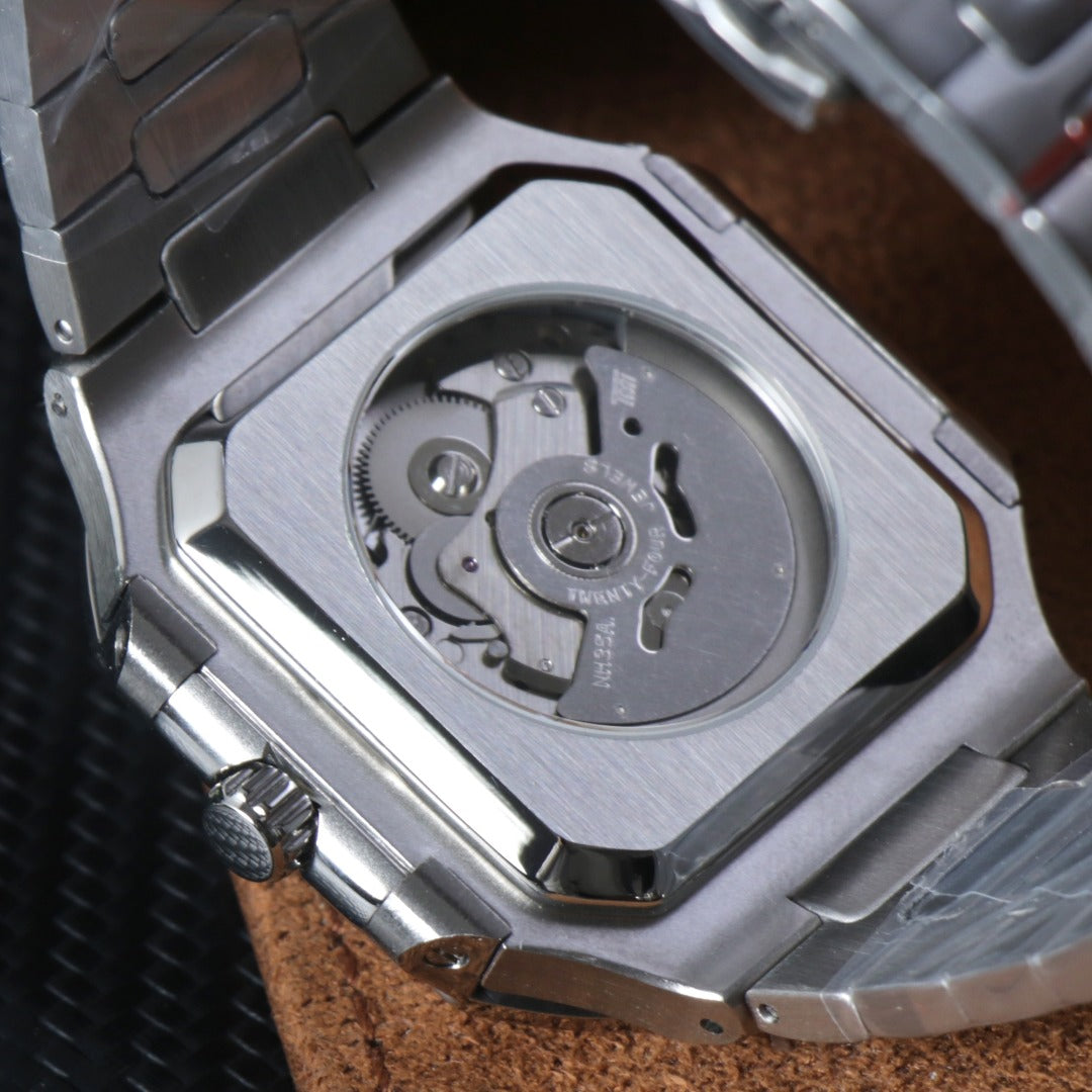 Square Verde Automatic – Classic Steel NH35