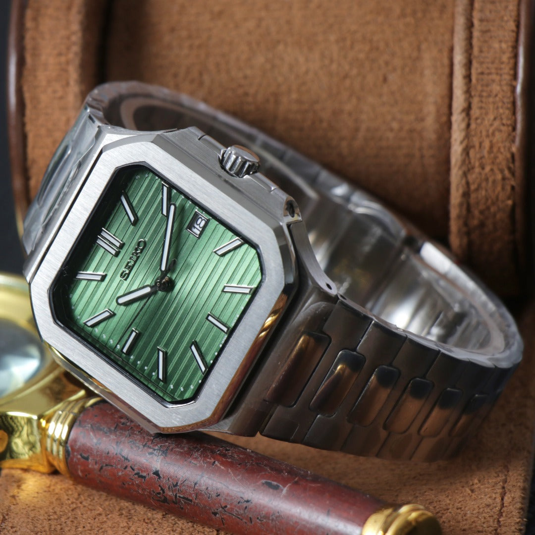 Square Verde Automatic – Classic Steel NH35