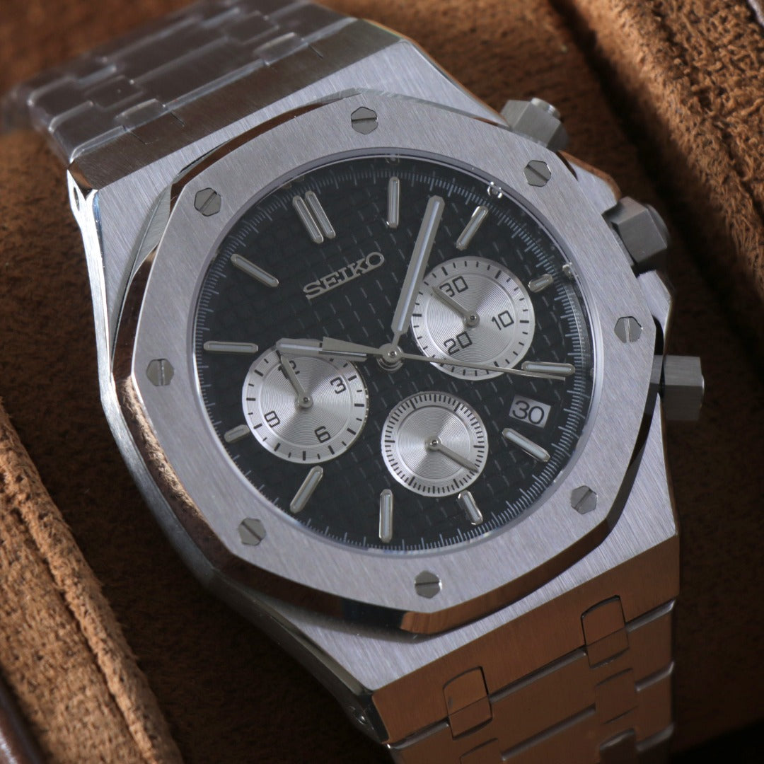 Octagonal Chrono Negro – Sport Racing VK63