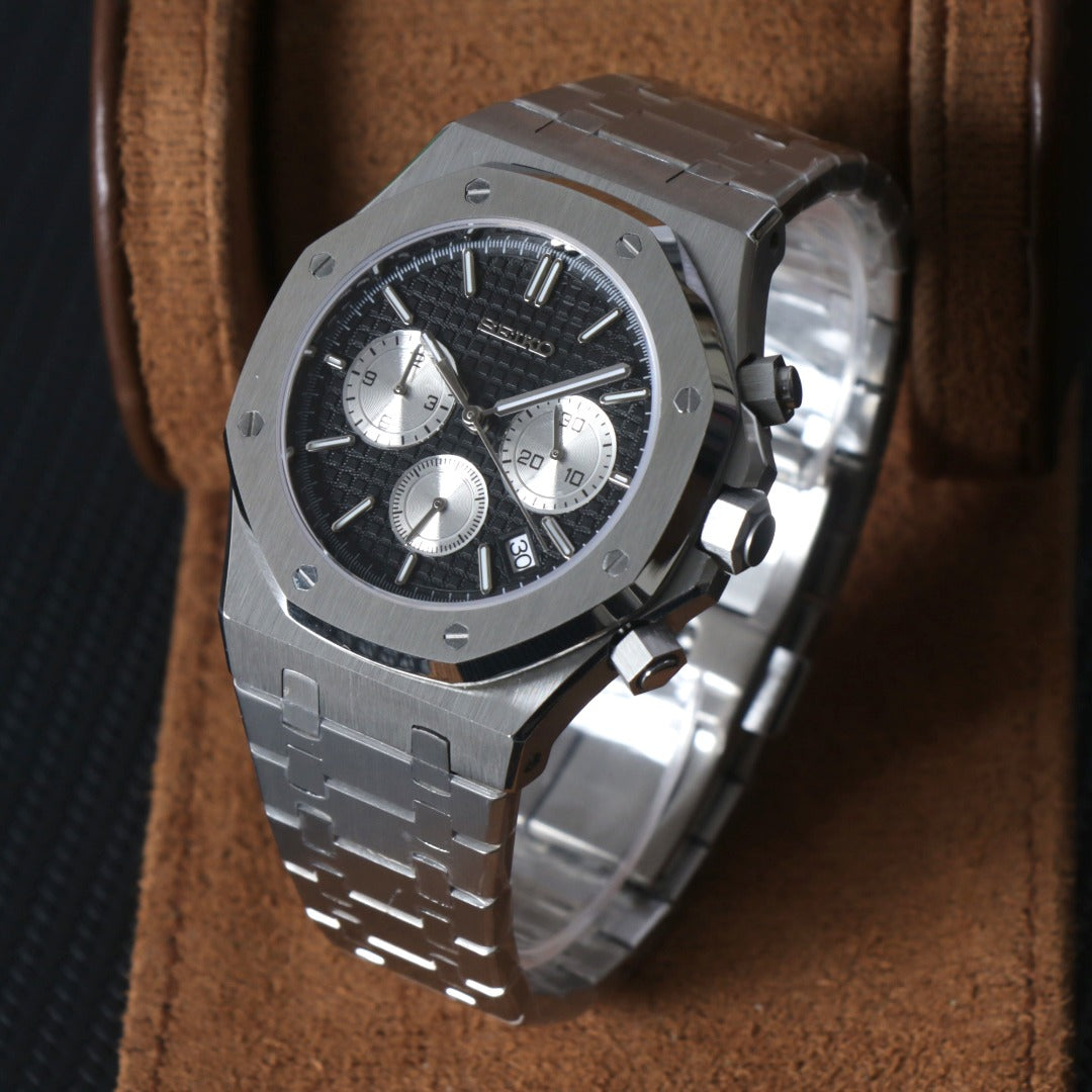 Octagonal Chrono Negro – Sport Racing VK63