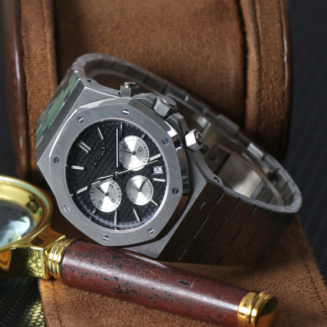 Octagonal Chrono Negro – Sport Racing VK63