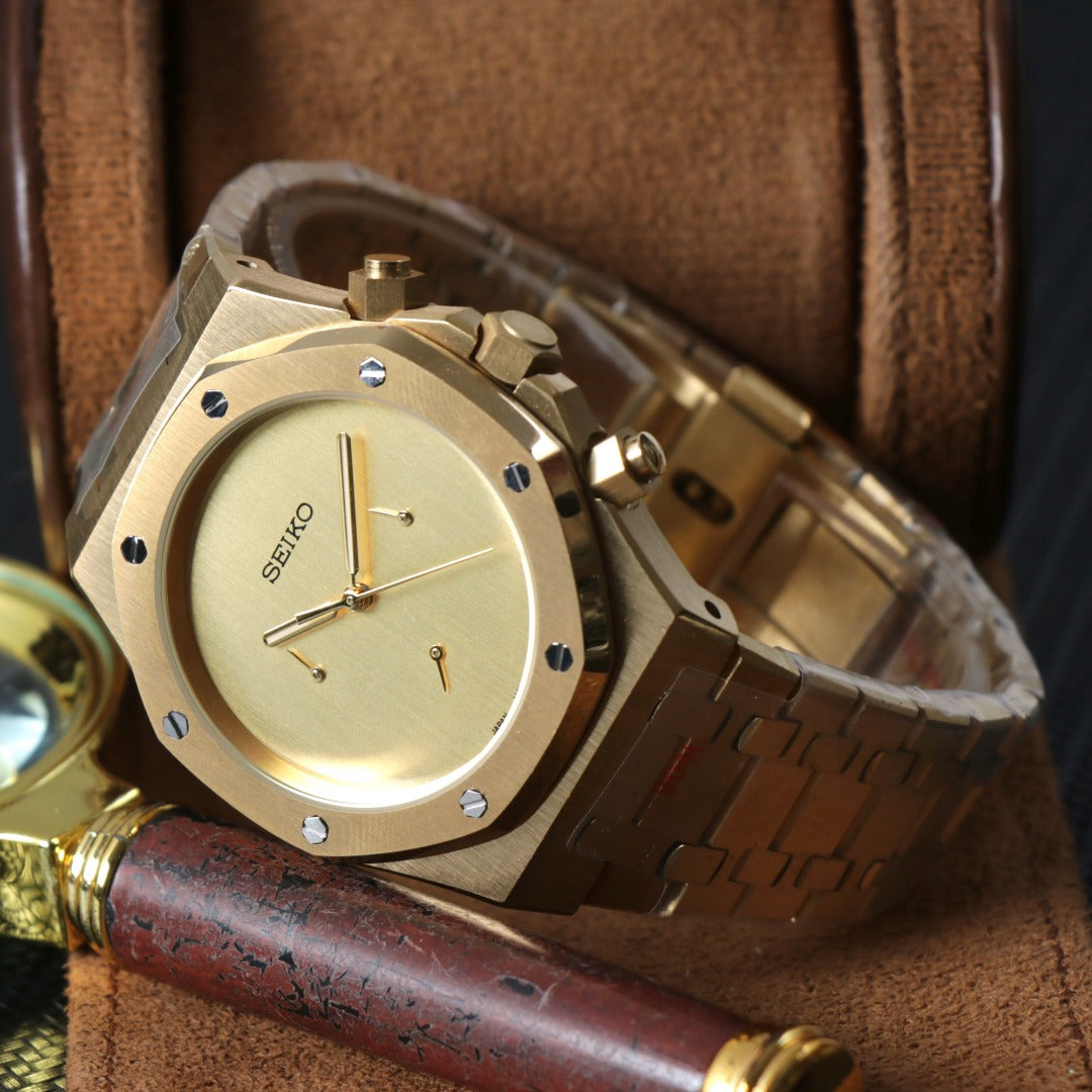 Octagonal Gold Automatic – Classic Sport NH35