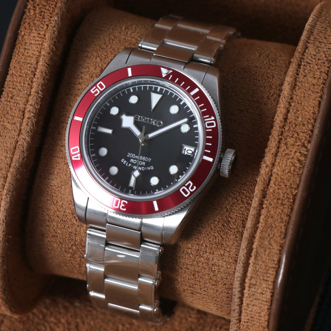 Classic Diver Automático Red Bezel – NH35