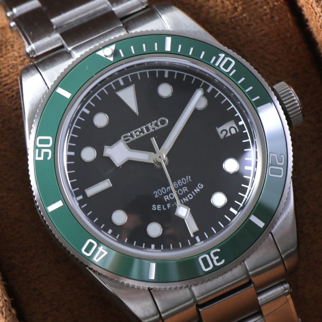 Classic Diver Automático Green Bezel – NH35