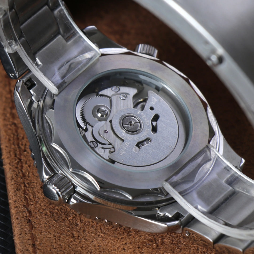 Ocean Diver Automático Black & Orange – NH35