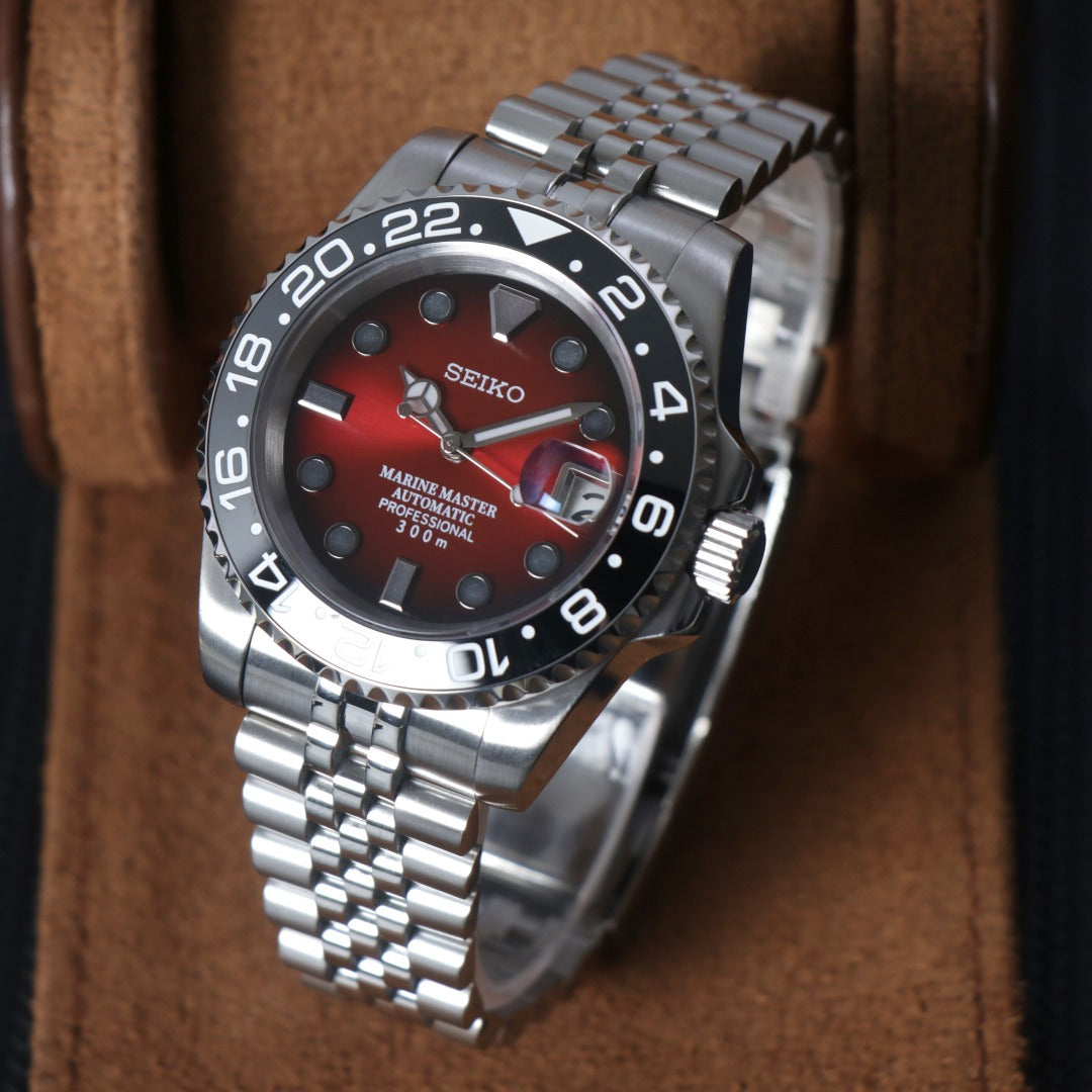 Reloj GMT Diver Automático Red Dial – NH34