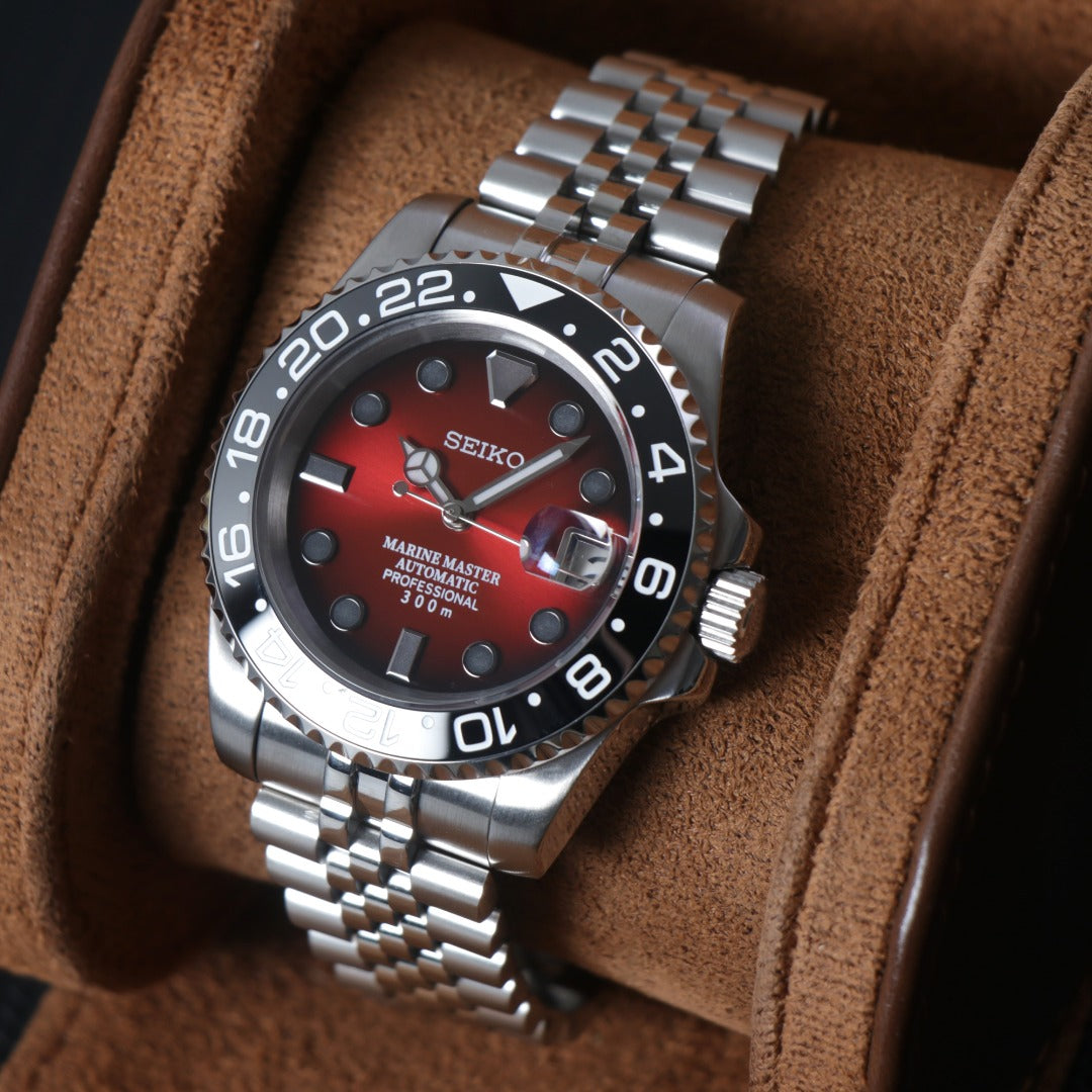 Reloj GMT Diver Automático Red Dial – NH34