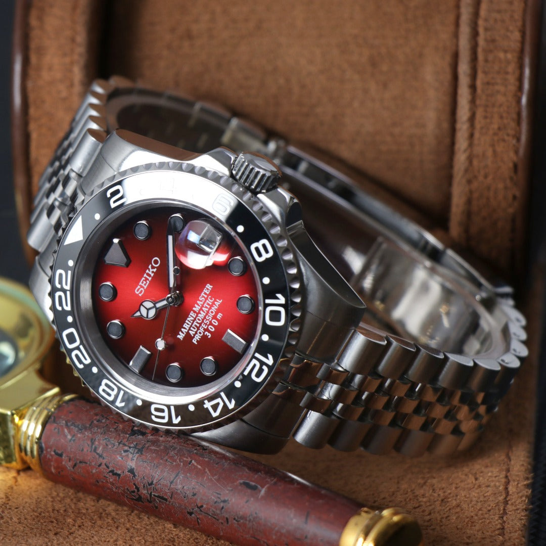 Reloj GMT Diver Automático Red Dial – NH34