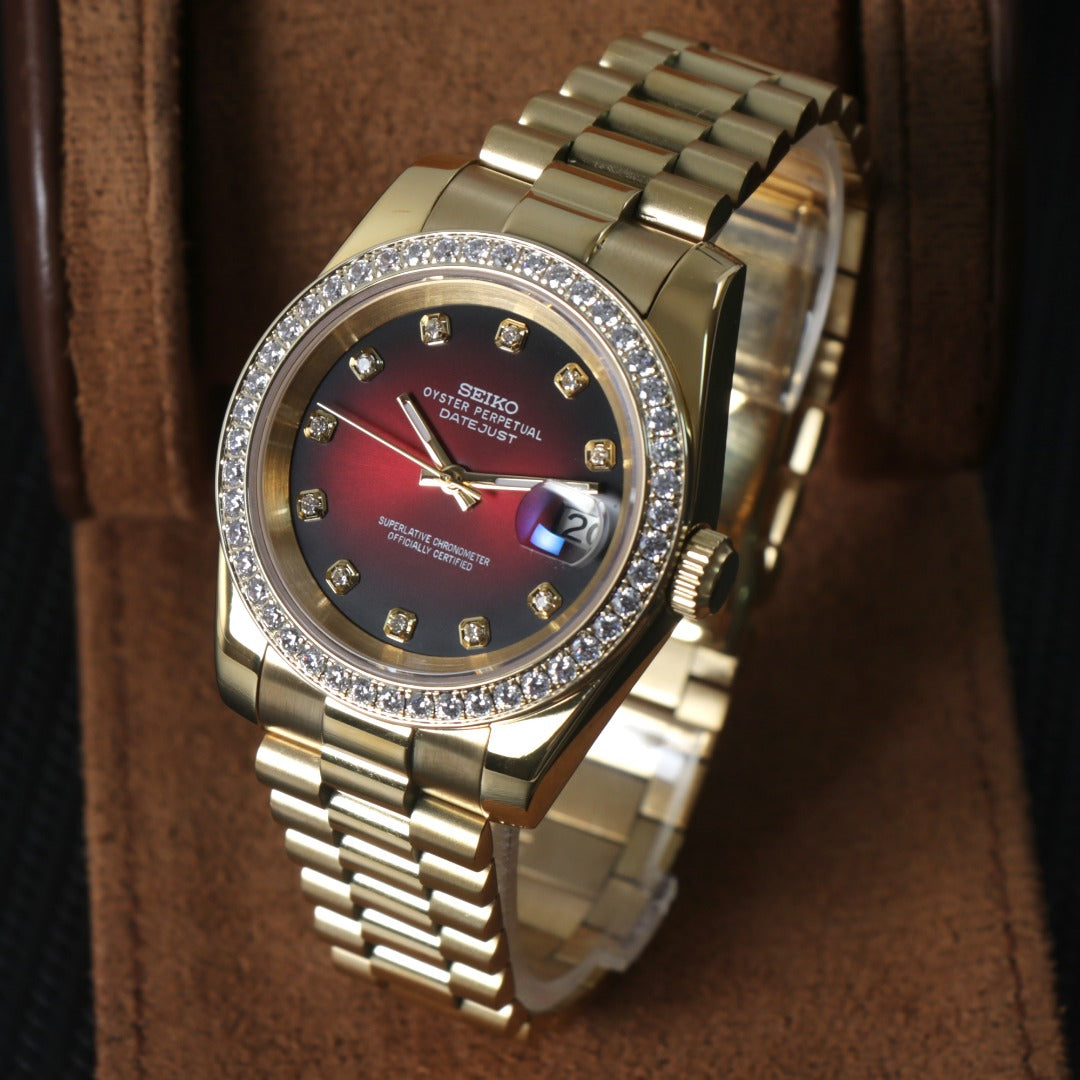 Reloj Classic Automático Gold Diamond – 39 mm | NH35