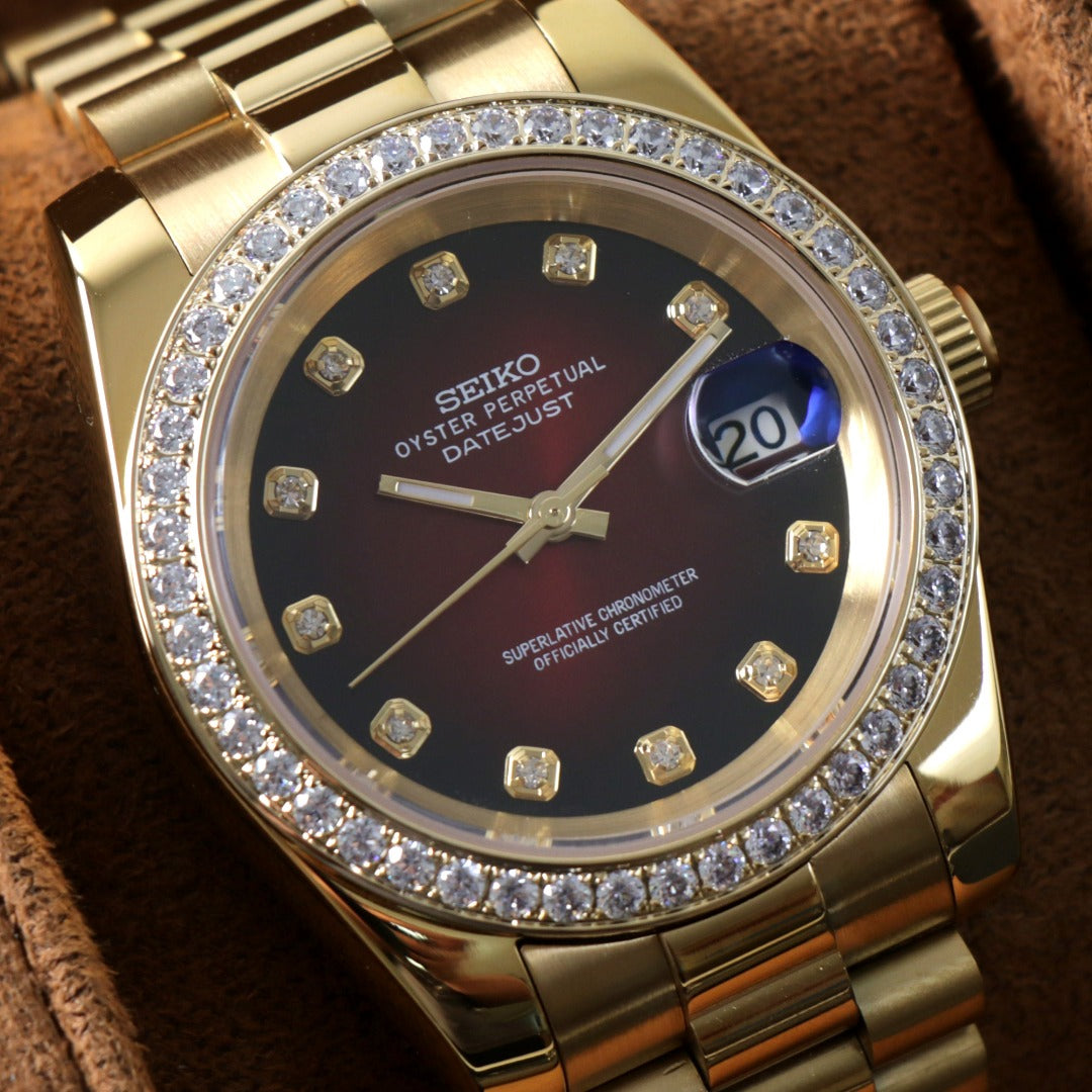 Reloj Classic Automático Gold Diamond – 39 mm | NH35