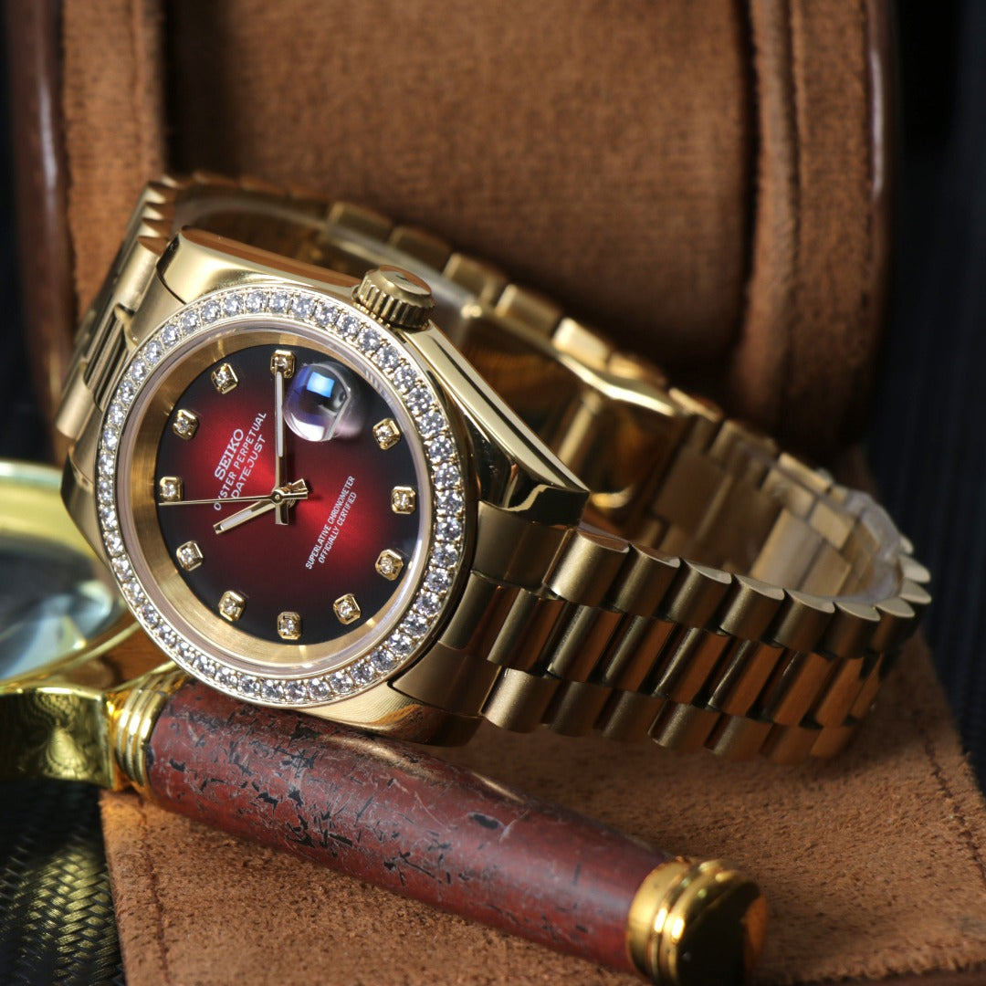 Reloj Classic Automático Gold Diamond – 39 mm | NH35