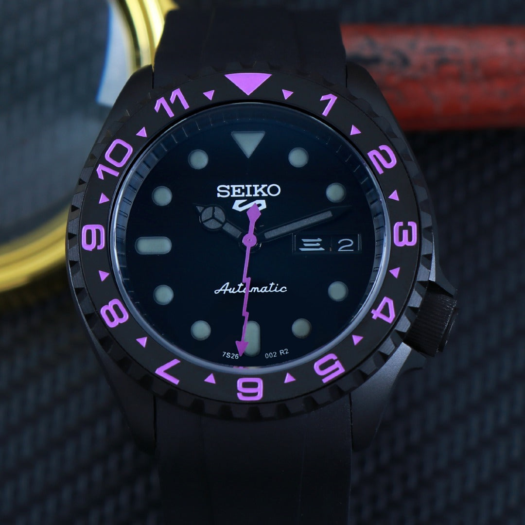 Diver Black Purple Automático – NH36