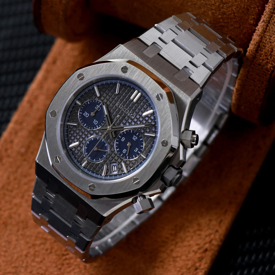 Octagonal Chrono Blue Steel – VK63 Sport