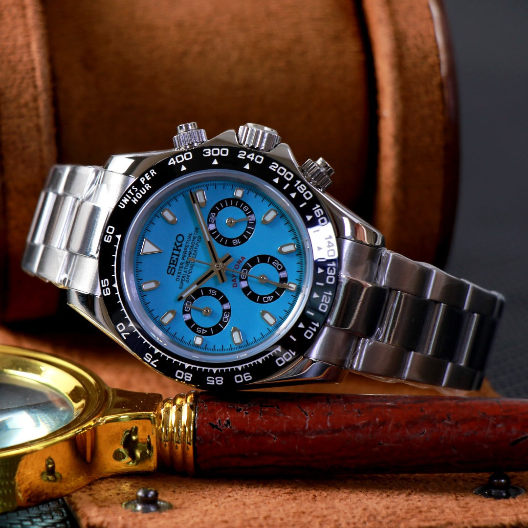 Chrono Ice Blue Racing – Cronógrafo VK63 40 mm