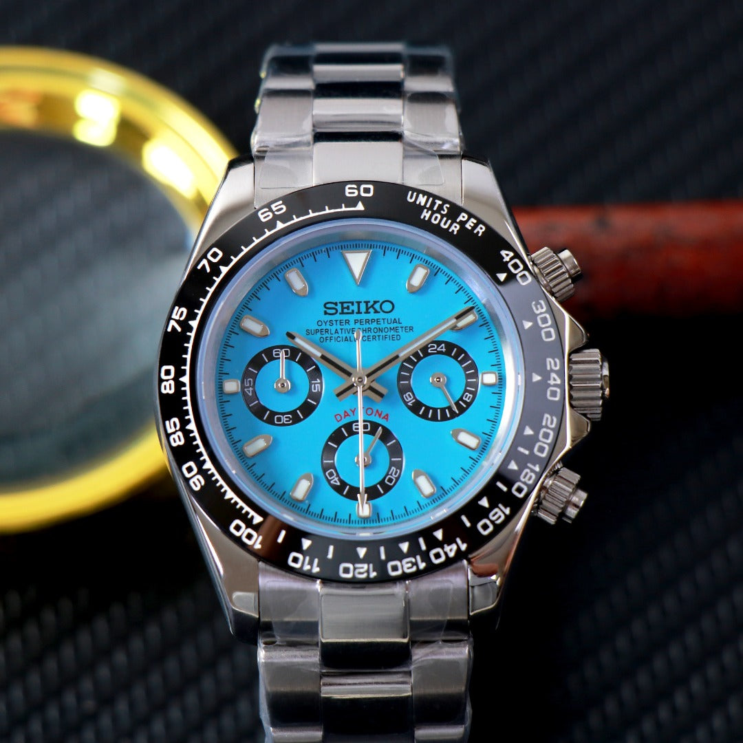 Chrono Ice Blue Racing – Cronógrafo VK63 40 mm