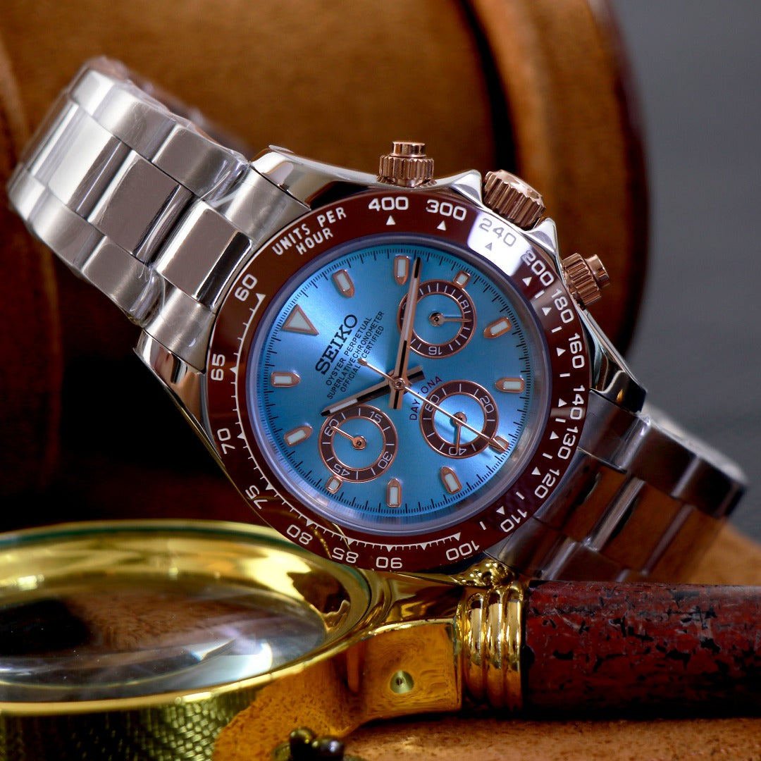 Chrono Ice Blue Racing – Cronógrafo VK63 40 mm