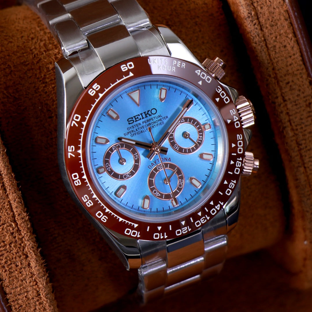 Chrono Ice Blue Racing – Cronógrafo VK63 40 mm