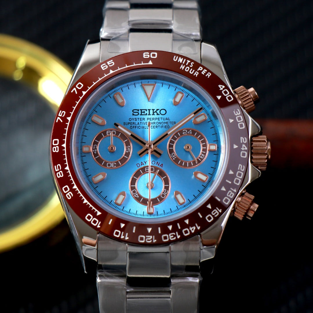 Chrono Ice Blue Racing – Cronógrafo VK63 40 mm