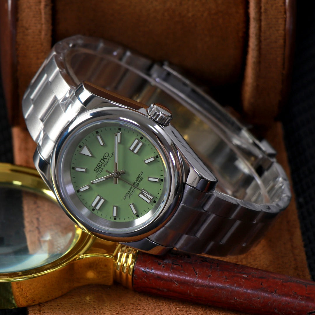 Classic Green Dial – Reloj Automático NH35 Elegante