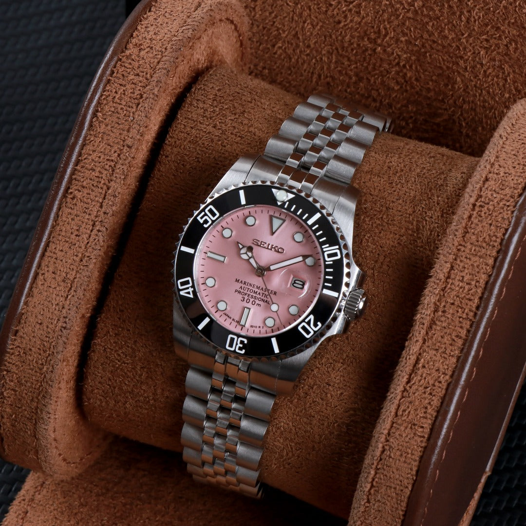 Diver Clásico Rosa – Reloj Automático Deportivo