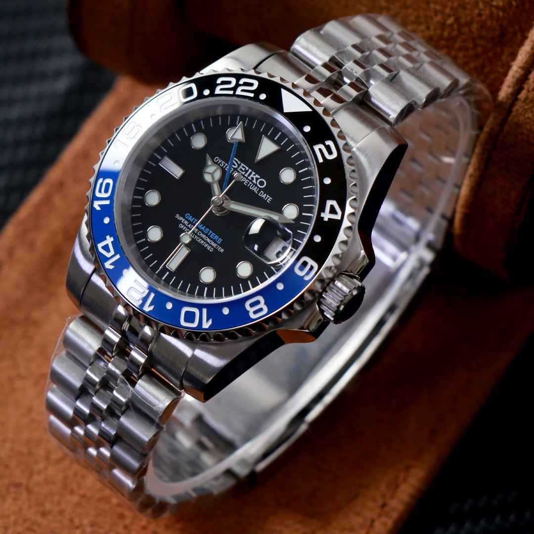 GMT Sport Azul y Negro – Automático NH34 40 mm