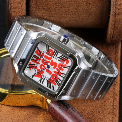 Square Urban Red Statement – Automático NH35