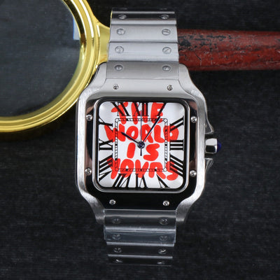 Square Urban Red Statement – Automático NH35