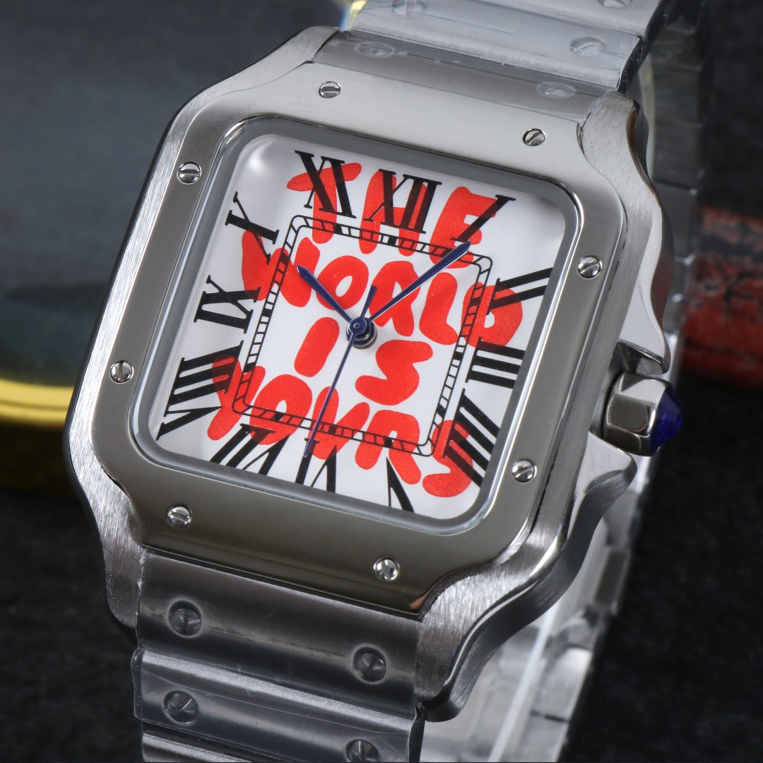 Square Urban Red Statement – Automático NH35