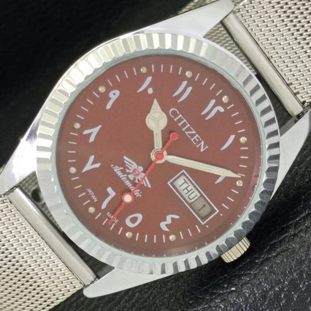 Citizen Automático 8200 - Esfera roja (⭐4,7)
