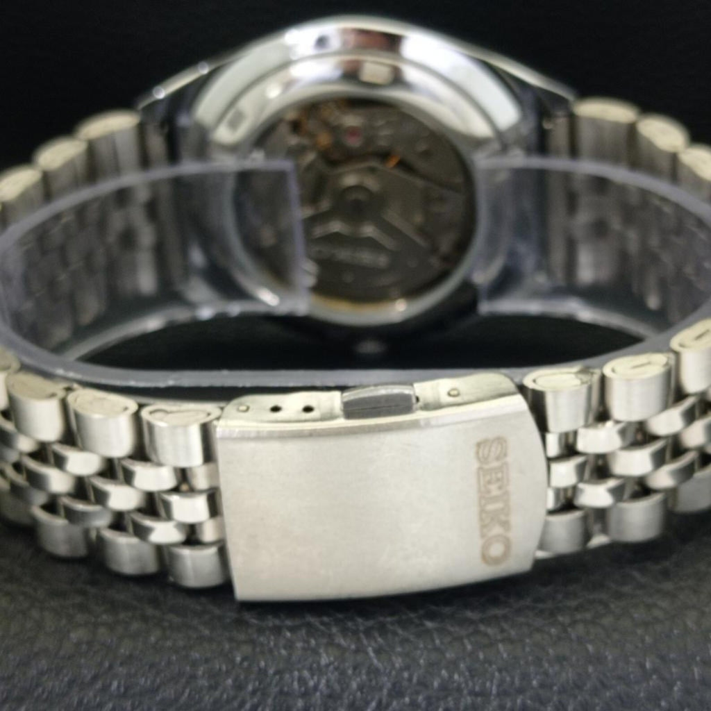 Vintage Seiko 5 Automático 6309A – Restaurado – Esfera Negra (⭐4,8)