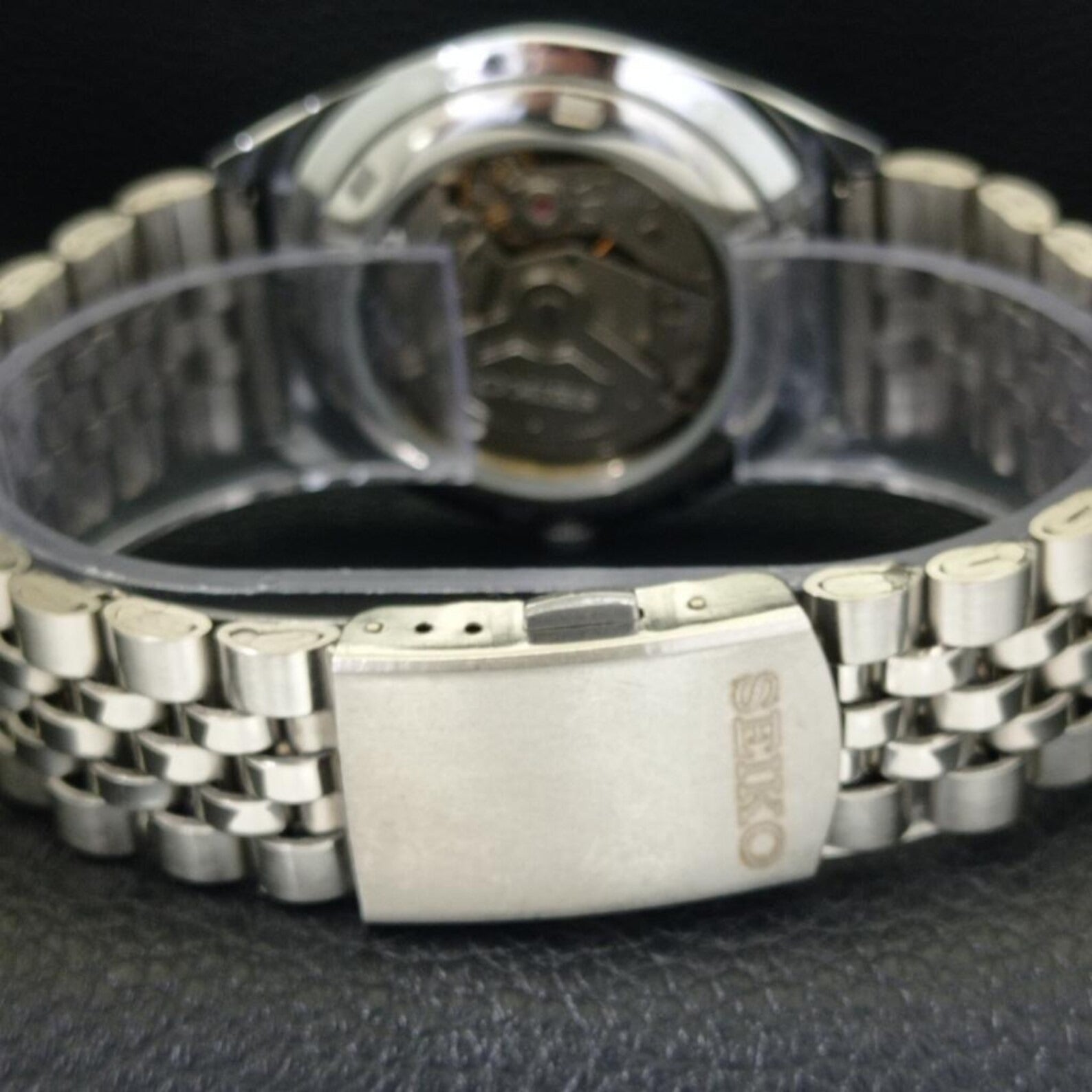 Vintage Seiko 5 Automático 6309A – Restaurado – Esfera Negra (⭐4,8)