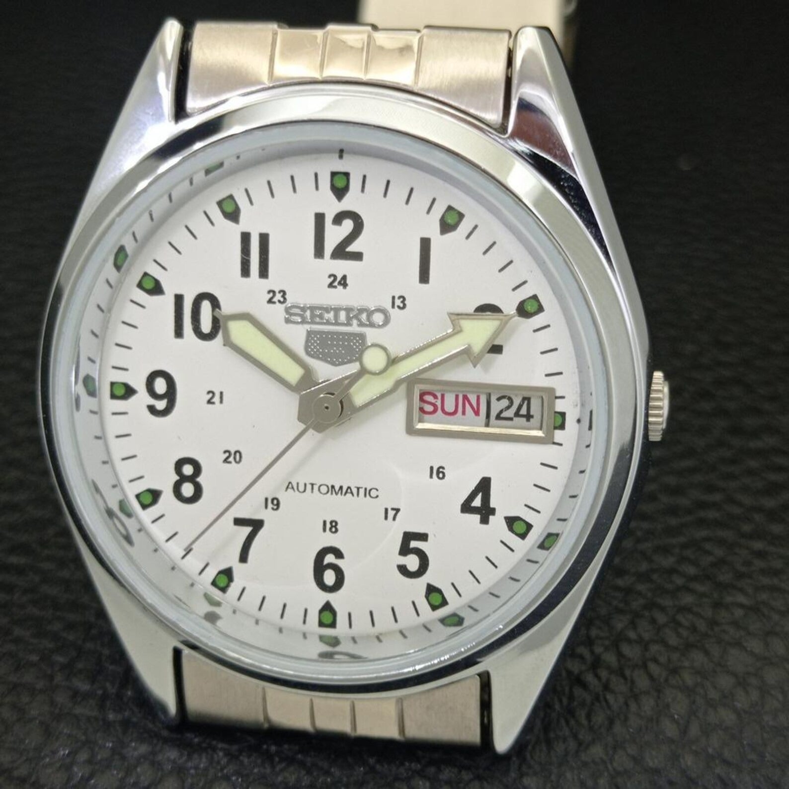 Reloj Vintage Seiko 5 Automático 6309A Esfera blanca (⭐4,7)