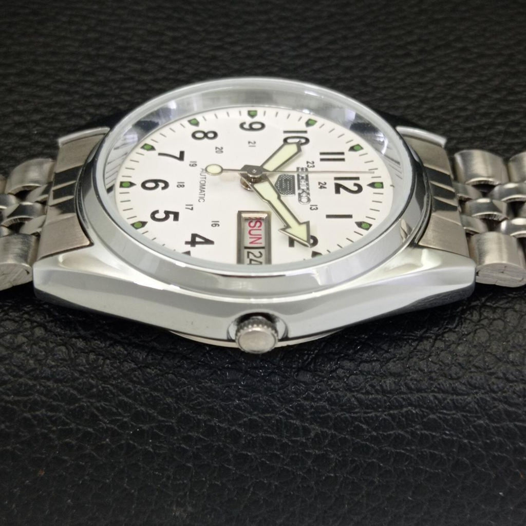 Reloj Vintage Seiko 5 Automático 6309A Esfera blanca (⭐4,7)