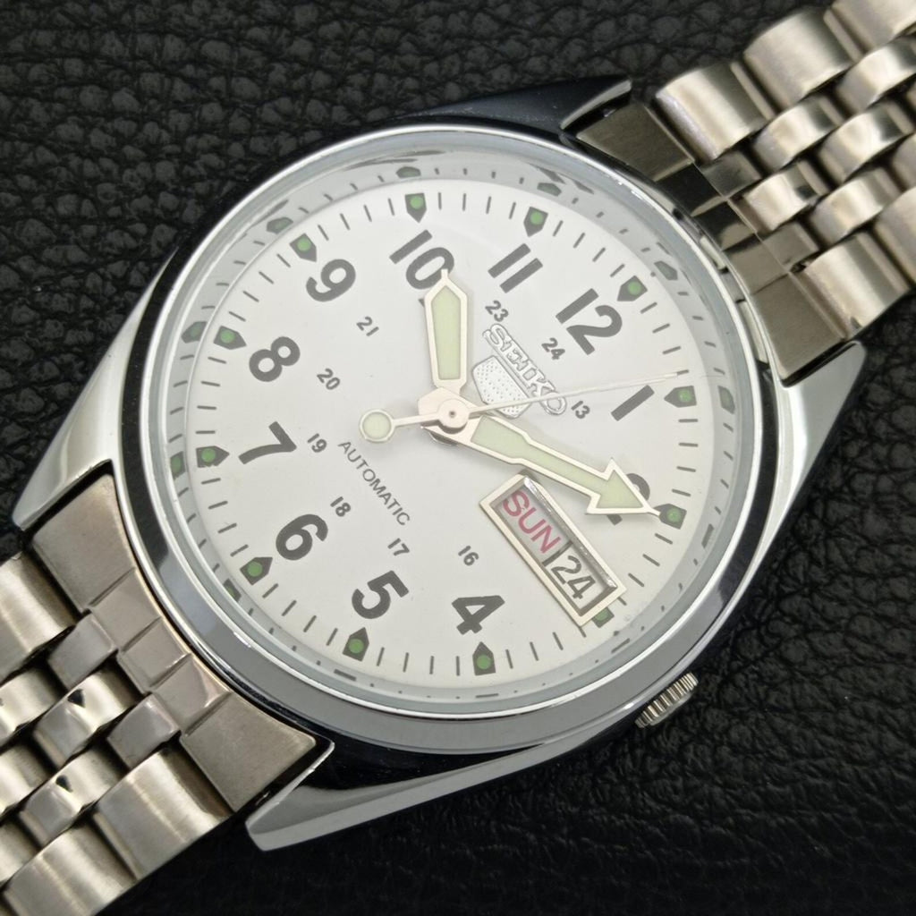 Reloj Vintage Seiko 5 Automático 6309A Esfera blanca (⭐4,7)