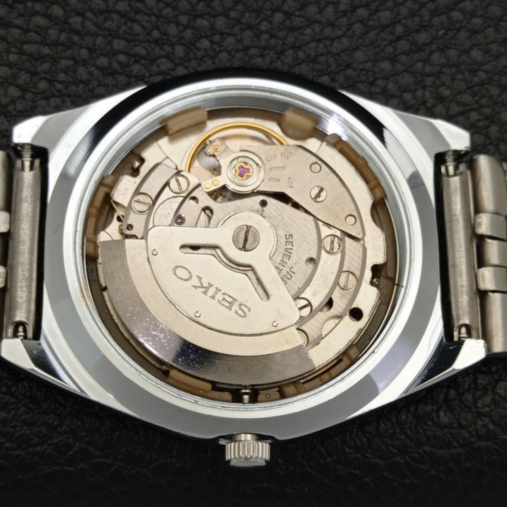 Vintage Seiko 5 Automático 6309A – Restaurado – Esfera Negra (⭐4,8)