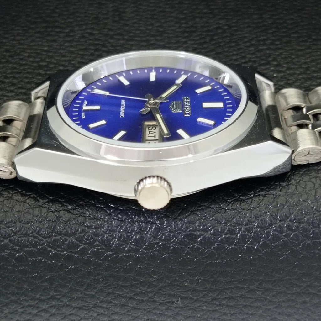 Reloj Vintage Seiko 5 Automático 6309A – Esfera Azul (⭐4,8)