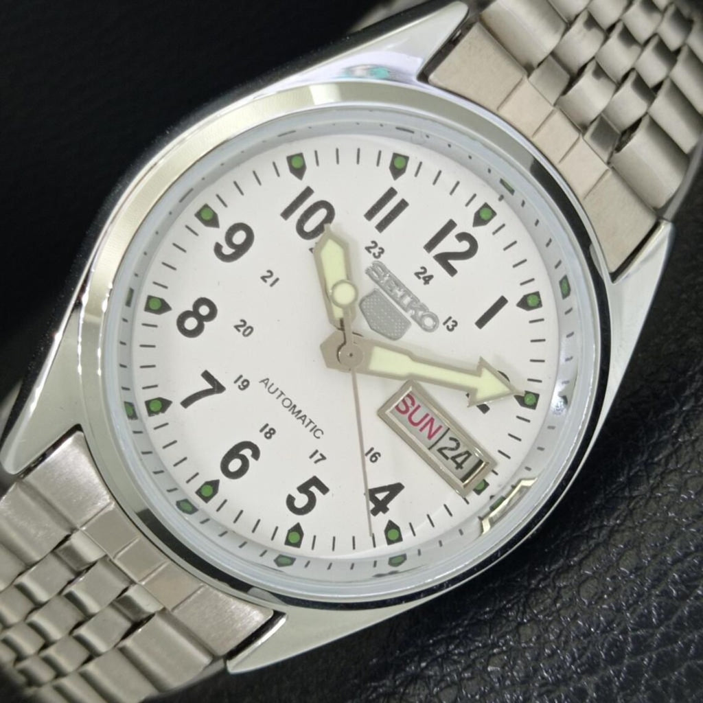 Reloj Vintage Seiko 5 Automático 6309A Esfera blanca (⭐4,7)