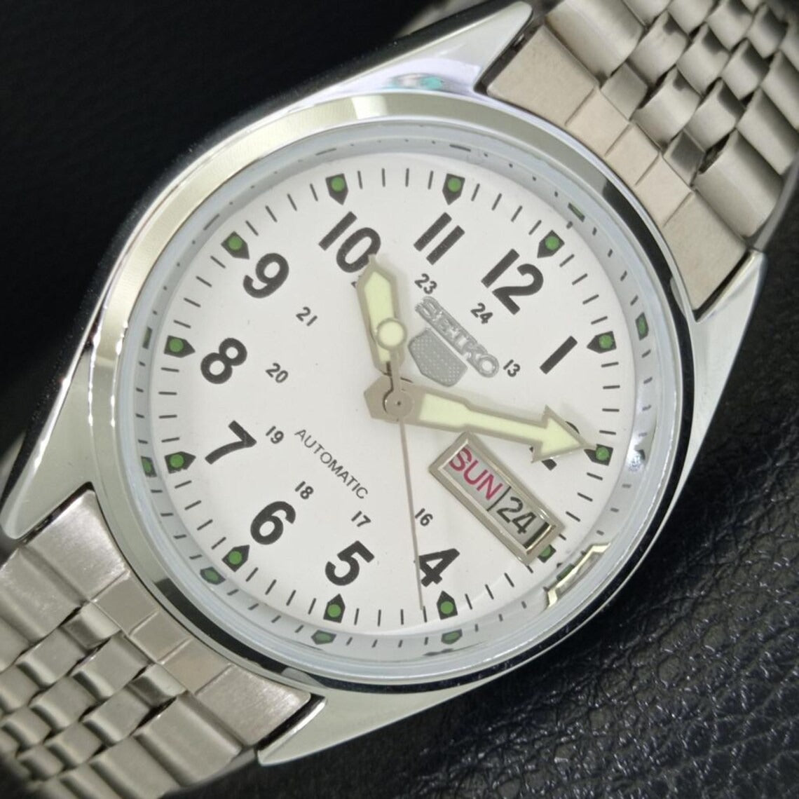 Reloj Vintage Seiko 5 Automático 6309A Esfera blanca (⭐4,7)