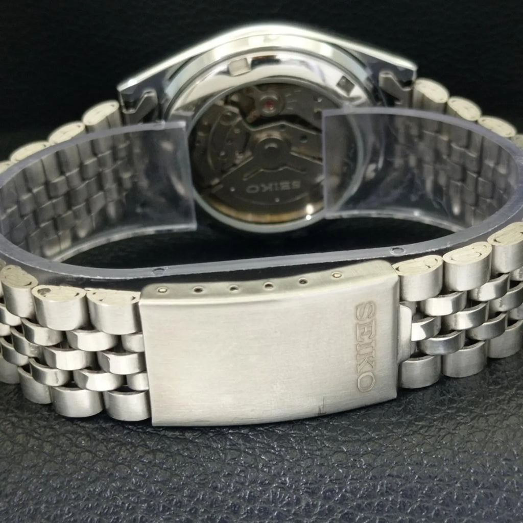 RELOJ VINTAGE SEIKO 5 AUTOMATIC 6309A ESFERA AZUL (⭐4.8)