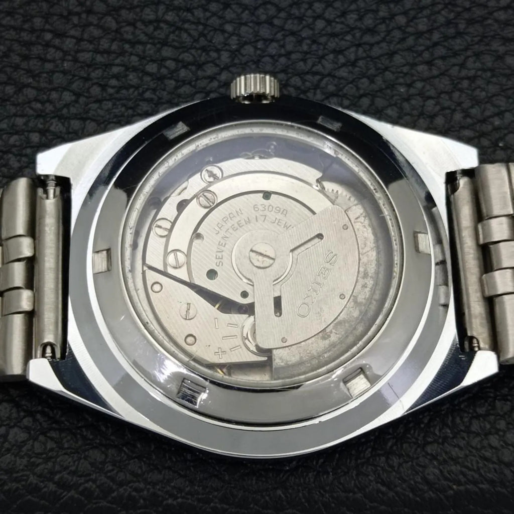 Reloj Vintage Seiko 5 Automático 6309A – Esfera Azul (⭐4,8)